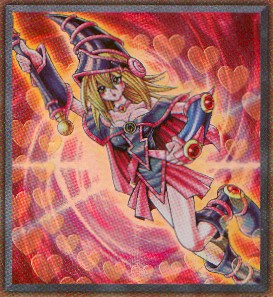 Dark Magician Girl with a lot of hearts!